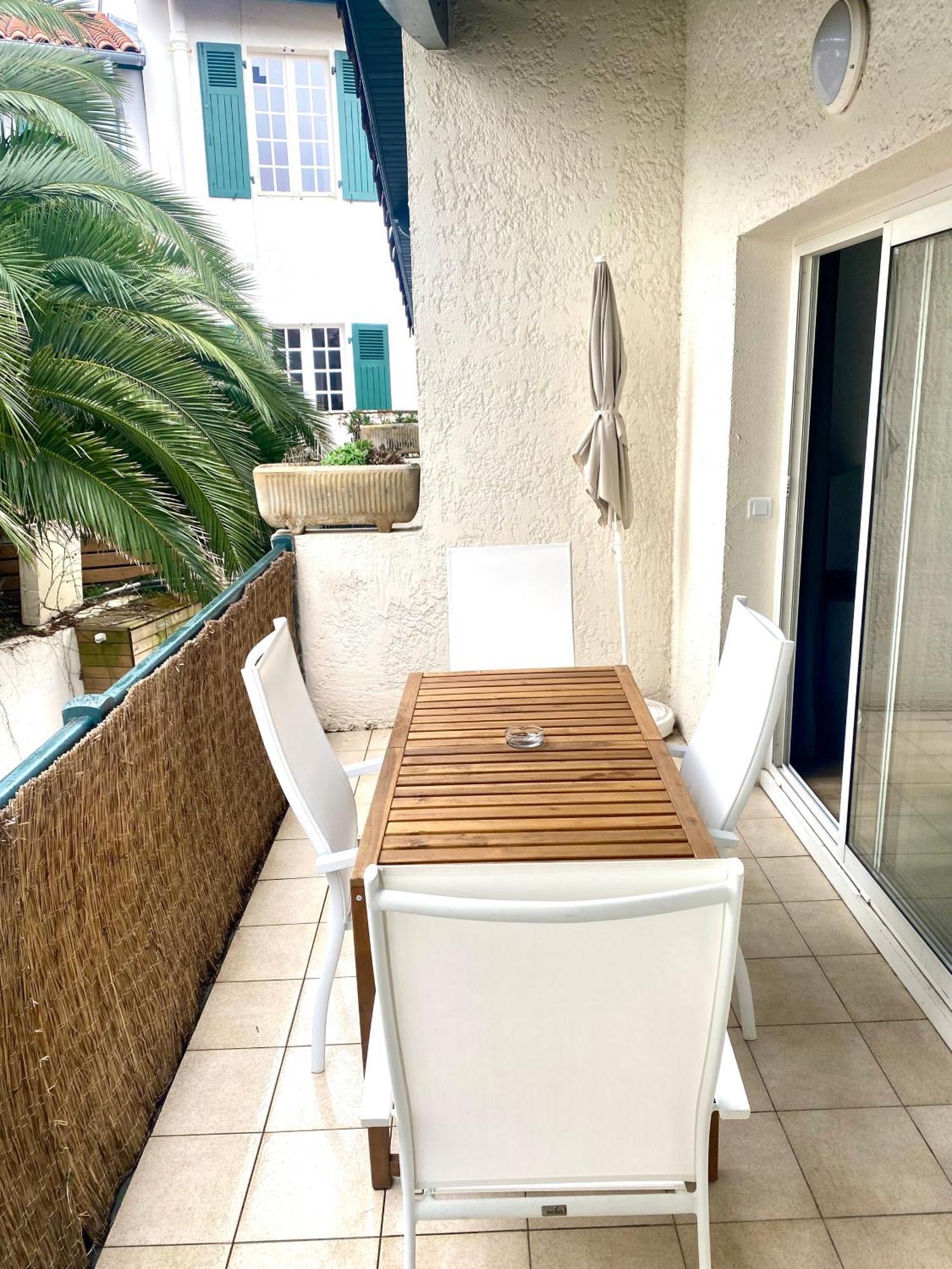 Charming 1 Bedroom Flat, Biarritz Center With Pool And Car Park Exterior foto